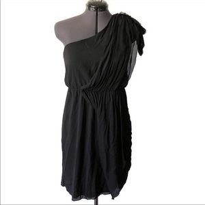 Alice + Olivia “Canary Carmen One-Shoulder” Dress